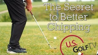 The Secret Move That Quickly Improves Chipping GOLF CHIPPING DRILLS [upl. by Amelina]