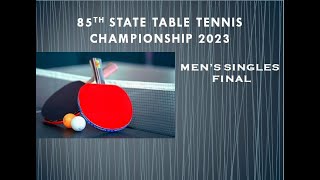 85th Maharashtra State Table Tennis Championships2023 Pune Siddhesh P THN vs Reagan TSTTA [upl. by Rains]