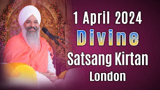 Live Recorded Satsang Kirtan  Romford  UK  01April2024  Sant Trilochan Darshan Das Ji [upl. by North]