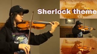 Sherlock theme quotThe game is onquot  福爾摩斯主題曲小提琴阿卡貝拉 [upl. by Timothy968]