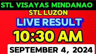 STL MINDANAO VISAYAS LUZON RESULT TODAY 1030AM DRAW SEPTEMBER 42024 [upl. by Aniale]