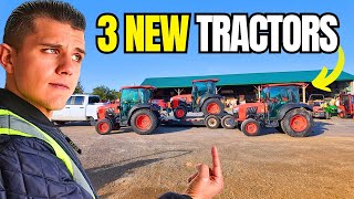 Picking up 3 NEW Tractors amp Giving Back to Our FIRST Customers [upl. by Isied614]