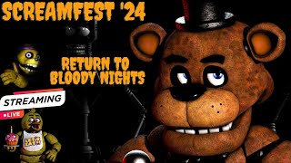 Return To Bloody Nights The SCARIEST FNAF Game EVER [upl. by Ahsinnor680]