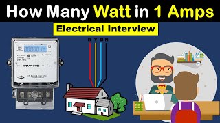 Amp to Watt Calculation in Electrical system  amp to watt TheElectricalGuy [upl. by Devaj]