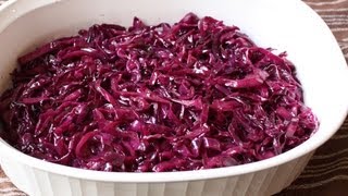 Braised Red Cabbage Recipe  Sweet amp Sour Braised Red Cabbage Side Dish [upl. by Lisette356]