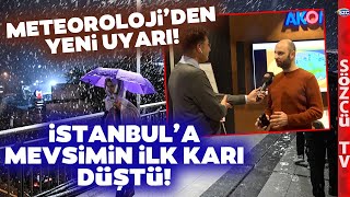 İstanbula Lapa Lapa Kar Yağdı Hava Durumu Nasıl Olacak Meteoroloji Uzmanı Uyardı [upl. by Artemus101]