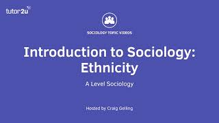 What is Ethnicity  Introduction to ALevel Sociology [upl. by Ahtnammas]