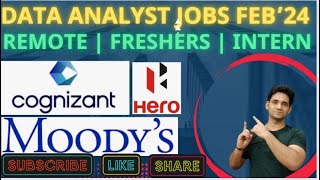 Data Analyst Jobs for Freshers  Data Analyst Job in India  Remote Data Analyst Jobs  Data Analyst [upl. by Alikahs]