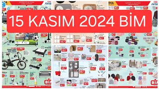 ✅ BİM 15 KASIM 2024  BİM İNDİRİMLERİ  ÇEYİZ MUTFAK EŞYALARI  BİM BANYO GEREÇLERİ  CAM ÜRÜNLER [upl. by Cornia]