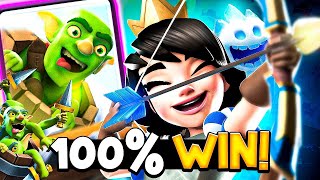 EASY LOG BAIT DECK BEATS EVERYTHING  Clash Royale [upl. by Charissa]