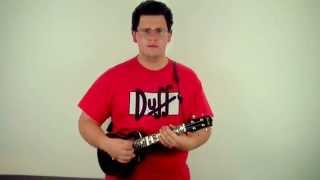 Hail To The King  Avenged Sevenfold Ukulele Cover by Peter Stolze [upl. by Ganny]