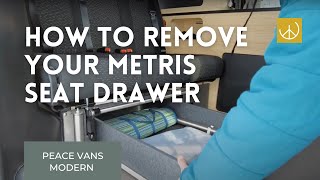 Removing the Metris Camper Drawer [upl. by Sheri54]