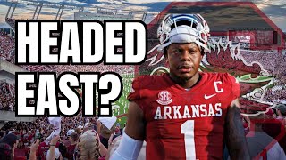 Breaking Arkansas QB KJ Jeffersons SHOCKING transfer portal destination [upl. by Eytak641]