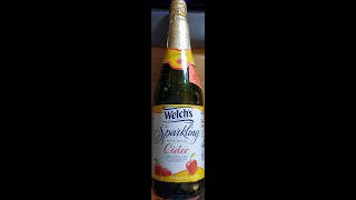 Welchs Sparkling NonAlcoholic Cider Review [upl. by Teodora]