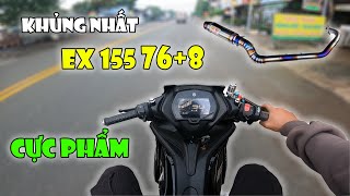 TOANBLACK EXCITER 155 VVA 768 ĐỘ XE KHỦNG ĐỈNH CAO ĐẦU TIÊN TRÊN TOÀN THẾ GIỚI  VLOG [upl. by Jovi]