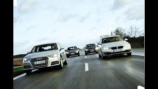 Volkswagen Passat vs Audi A4 vs Mercedes CClass vs BMW 3 Series [upl. by Comstock]