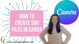 How to design a SVG in Canva [upl. by Beaufert386]