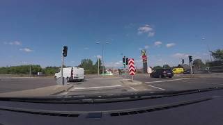 Driving  Ringsted to Spentrup Denmark  Timelapse [upl. by Berneta]