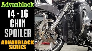 Advanblack Chin Spoiler 14 to 16 Harley Davidson Touring [upl. by Odiug917]