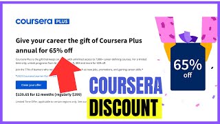 UPDATE Coursera Coupon Code  Coursera Plus DIscount 2024 [upl. by Eilak]