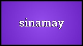 Sinamay Meaning [upl. by Iva]