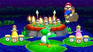 Mario Party The Top 100 Minigames  Yoshi Peach Daisy Mario All Minigames Master Cpu [upl. by Jeno67]