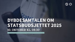 Dybdesamtalen om statsbudsjettet 2025 i Polyteknisk Forening [upl. by Benis]