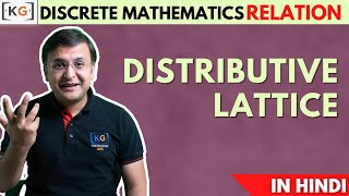 231  Distributive Lattice in Discrete Mathematics in HINDI  Properties of Distributive [upl. by Blanchette]