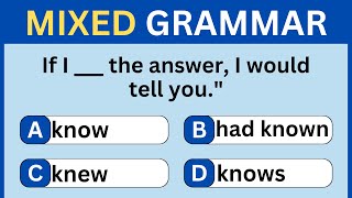 MIXED English GRAMMAR Quiz for C1 LEVEL Learners  ADVANCED Grammar Practice englishgrammar [upl. by Miof Mela709]