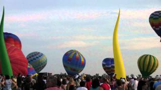 Hot air balloon flight in SaintJeansurRichelieu August 14 2010 [upl. by Lewin251]