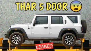 THAR 5 DOOR LEAKED PRODUCTION READY  Bookings Open Now  REAR SEATS  5 DOOR THAR FULL REVIEW 😱 [upl. by Rivera]