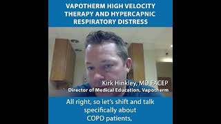 Vapotherm High Velocity Therapy and Hypercapnic Respiratory Distress [upl. by Aric]