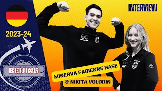 Minerva Fabienne Hase and Nikita Volodin Nov 2023 Interview [upl. by Ahsirtak]