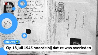 75 jaar geleden Vader van Anne Frank krijgt haar dagboek [upl. by Flowers]