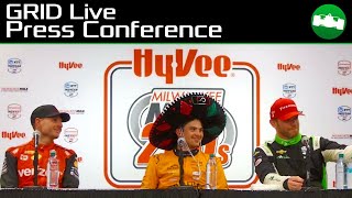 INDYCAR Press Conference With Pato O’Ward Will Power and Conor Daly [upl. by Welbie273]