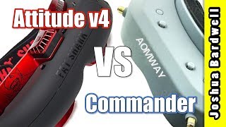 Aomway Commander vs Fatshark Attitude V4 vs Dominator v3 [upl. by Rafferty510]