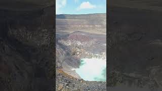 Laguna de azufre🌋😱 volcanilamatepec elsalvador [upl. by Noella]