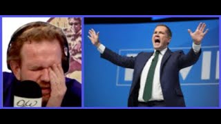 James OBrien reacts to Robert Jenricks mention of him during his Tory Party conference address [upl. by Eynttirb912]