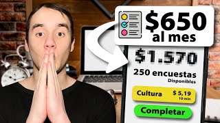 Como GENERAR DINERO Con ENCUESTAS 2023 MEGA ACTUALIZADO  GANAR DINERO CON ENCUESTAS PAGAS [upl. by Akerehs774]