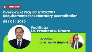 Workshop Series  Overview of ISOIEC 170252017 Requirements for Laboratory Accreditation [upl. by Doble46]