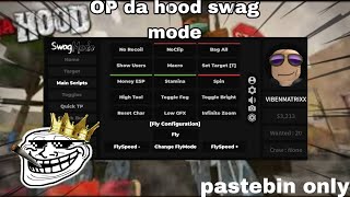 OP Da hood script swag mode roblox dahood [upl. by Xaviera]