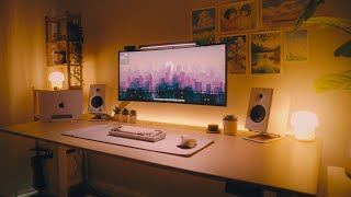 A Cozy Desk Setup You Can Probably Afford [upl. by Aillimat176]