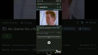 Popular anime site RICK ROLLS their users [upl. by Ilojna]