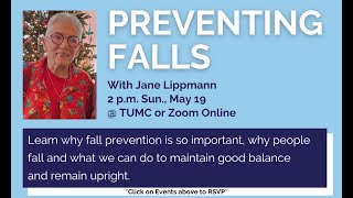 Preventing Falls with Jane Lippmann [upl. by Eirena]