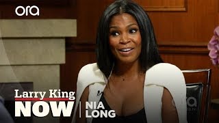 How Straight Outta Compton changed Nia Longs feelings about Ice Cube  Larry King Now  OraTV [upl. by Shaver608]