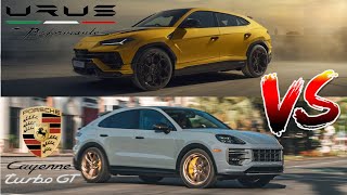 2024 Porsche Cayenne Turbo GT vs Lamborghini Urus Performante [upl. by Stamata]