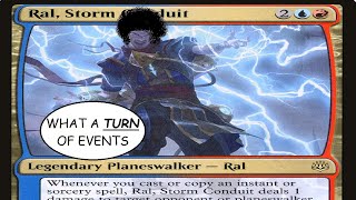 MTG Arena  Izzet Really Taking Turns  Ral Storm Conduit [upl. by Lutim]