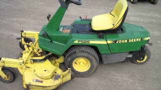 john deere f525 lawn mower [upl. by Darej]