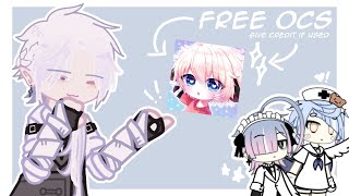 5 FREE GACHA LIFE OCS  give credit if used [upl. by Yajet]