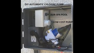 DIY Automatic Chlorine Pump with any Home Automation System Easy Pool  Spa Automation [upl. by Cantlon957]